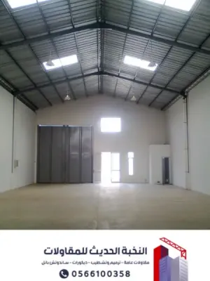 إنشاء وتركيب هناجر ساندوتش بانل في جدة – 0566100358