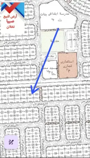 للبيع بصك صبيا ارض صبياء