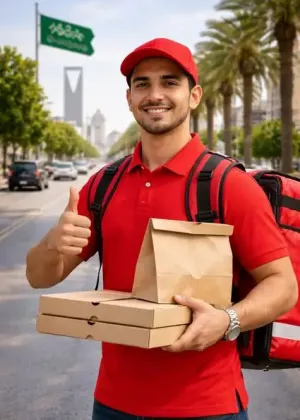 مطلوب فورآ مندوب توصيل (ديلفري) للعمل في السعودية