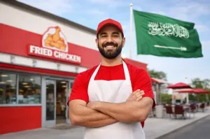 مطلوب عامل للعمل في مطعم بروستيد براتب جيد في السعودية