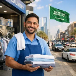 مطلوب موظف غسيل ملابس للعمل في مغسلة ملابس في السعودية براتب ممتاز