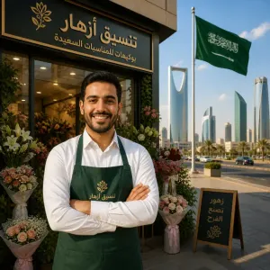 اعلن صاحب محلات ازهار عن حاجته لموظف لادارة المحل كشريك بالمجهود والراتب يكون نسبة 40%من أرباح المحل الشهرية
