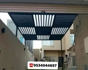 حداد مظلات سواتر سنادويش بنل بالرياض