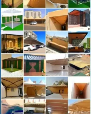 حداد مظلات سواتر سنادويش بنل بالرياض