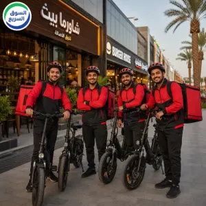 مطلوب سائقين توصيل دراجات بدون رخصة للعمل في السعودية وبراتب ممتاز - التقديم متاح لجميع الجنسيات