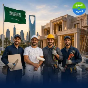 شركة مقاولات وبناء إسكانات وشقق وإنشاءآت - مقاول يطلب عمال بلاط ودهان وكهرباء و سباكة للعمل في السعودية وبرواتب مالية ممتازة