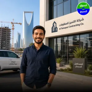 مطلوب شاب أمين ونشيط ويفهم اللهجة السعودية للعمل في مكتب شركة مقاولات براتب ممتاز - السكن متوفر مجانآ- إمكانية زيادة الراتب والمعيشة والطعام متوفر