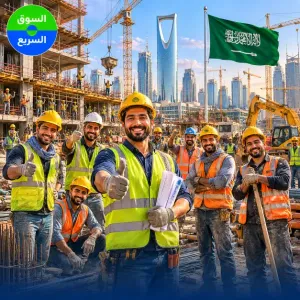 مطلوب عمال مباني وإنشاءآت للعمل مع مقاول في السعودية - السكن متوفر مجانآ و ثلاث وجبات طعام يوميآ وبراتب ممتاز