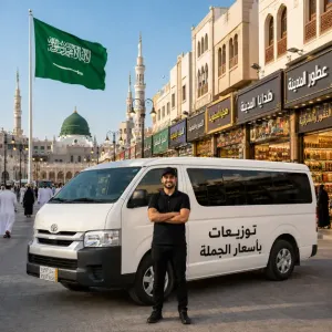 (مطلوب فورآ) مطلوب سائق سيارة كاش فان مبيعات للعمل في المدينة المنورة وبراتب_ممتاز