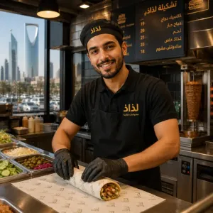 مطلوب موظف لف سندويتشات للعمل في مطعم فلافل في حي الصحافة في الرياض وبراتب ممتاز