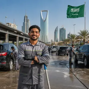 مطلوب عامل نظافة للعمل في مغسلة سيارات في السعودية وبراتب ممتاز