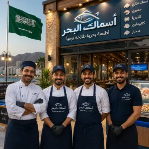 مطلوب موظفين مطعم أسماك ومأكولات بحرية للعمل في السعودية وبراتب ممتاز