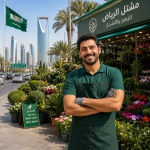 مطلوب عامل للعمل في مشتل أزهار يجيد التعامل مع الأشجار و النباتات للعمل في الرياض وبراتب ممتاز