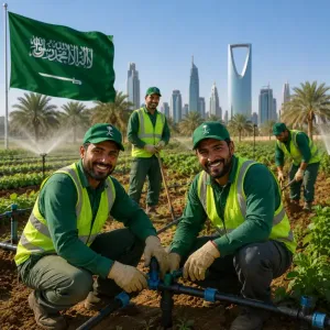 مطلوب عمال زراعيين للمساعدة في تركيب وصيانة شبكات الري، وأعمال الزراعة والري، مع الالتزام بإجراءات السلامة.