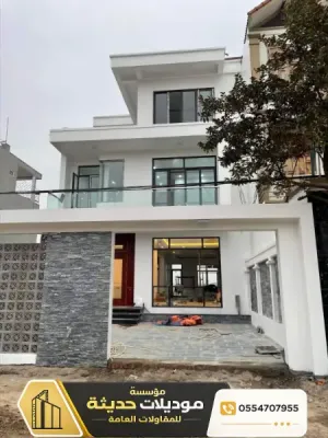 مقاول بناء فلل بالرياض | بناء عظم وتسليم مفتاح 0554707955