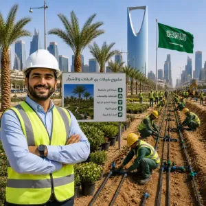 (مطلوب مراقب عمال) مطلوب مشرف مراقب عمال للعمل في مشروع كبير في الرياض مخصص لشبكات ري النباتات والأشجار!
