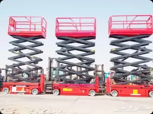 سيزر لفت للايجار في جده رافعات مقصيه للايجار كهرباء ديزل