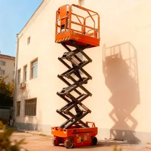 Scissor lifts for rent, electric scaffolding for rent, worker lifting platforms for rent