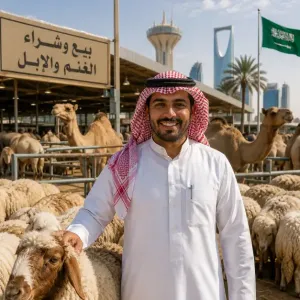 مطلوب موظف بيع وشراء إبل وأغنام للعمل في سوق الماشية في الدمام في السعودية وبراتب ممتاز