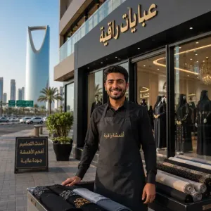مطلوب عامل للعمل في محل أقمشة و عبايات في الرياض وبراتب جيد