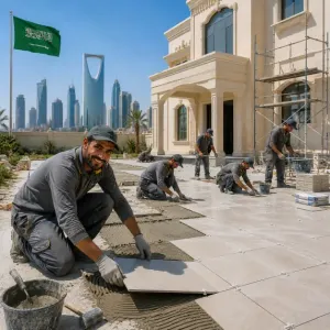 مطلوب عمال ومعلمين بلاط و سيراميك للعمل في مجال التشطيبات مع مقاول في الرياض