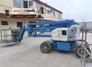 مان لفت كهربائي للايجار المدينة المنورة  | Electric Man Lift منصة رفع 8م 10م 12م 16م