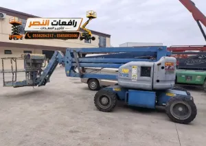 مان لفت كهربائي للايجار المدينة المنورة  | Electric Man Lift منصة رفع 8م 10م 12م 16م