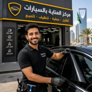 مطلوب موظف تظليل زجاج سيارات للعمل في مركز خدمة سيارات في السعودية وبراتب ممتاز