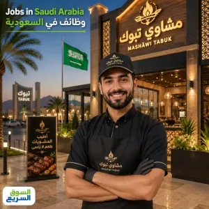 مطلوب موظف مشويات للعمل في مطعم مشاوي في السعودية وبراتب ممتاز