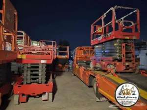 تأجير سيزر لفت في الرياض || Scissor lift hire Riyadh || مقاسات 8متر 12متر 16متر 18متر || 0564548663