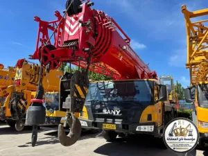 كرين تلسكوبي ساحات بالدمام || Crane rental Dammam || موديل حديث 30 طن 60 طن 100 طن || تاج المملكة