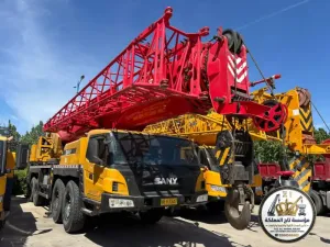 كرين تلسكوبي ساحات بالدمام || Crane rental Dammam || موديل حديث 30 طن 60 طن 100 طن || تاج المملكة