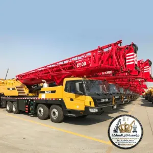كرين تلسكوبي ساحات بالدمام || Crane rental Dammam || موديل حديث 30 طن 60 طن 100 طن || تاج المملكة