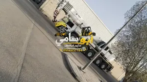 كرينات من7طن الى 700طن للايجار الشهري واليومي Cranes for rent
