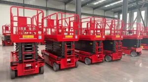 Electrical and diesel scissorlifts 8m 10m 12m 14m 16m 18m and Manlifts  for daily and monthly rent 0556837784