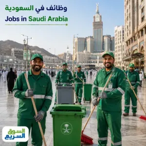 مطلوب عمال نظافة للعمل في جدة و مكة المكرمة وبراتب ممتازة - الشركة توفر الطعام و السكن مجانآ