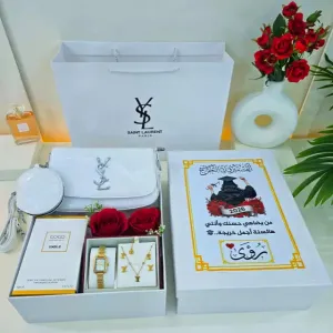 بوكس اهداء مع شنطة_راقيه  خامه جلديه عالية الجوده