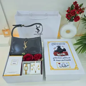 بوكس اهداء مع شنطة_راقيه  خامه جلديه عالية الجوده