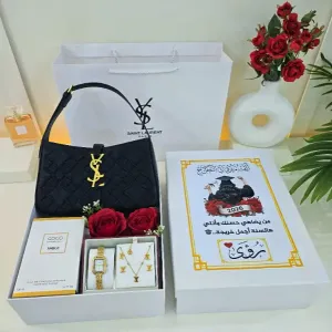بوكس اهداء مع شنطة_راقيه  خامه جلديه عالية الجوده