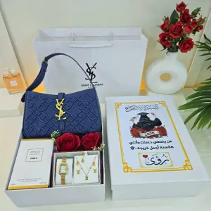 بوكس اهداء مع شنطة_راقيه  خامه جلديه عالية الجوده