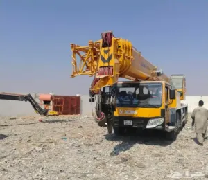 كرينات للإيجار في جيزان // لخدمات الموانئ والجمارك حمولات 30 طن 80 طن // 2026 - تاج المعدات