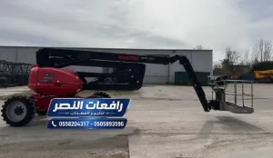 مان لفت للايجار في المدينة المنورة | منصة رفع مفصلي 20 متر | للمشاريع الفندقية والتجارية | رافعات النصر