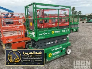 تاجير سيزر لفت كهرباء في جدة | منصات عمل مرتفعة معدات رفع حديثة