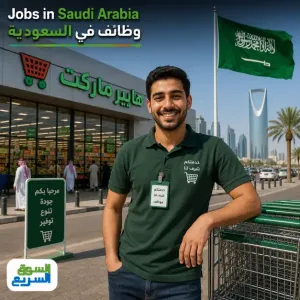 مطلوب عامل للعمل في أسواق هايبر ماركت كبرى في السعودية توظيف فوري براتب ممتاز