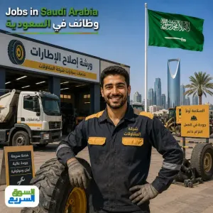 مطلوب موظف بنشري (إصلاح بناشر سيارات) للعمل في شركة ورشة تابعة لشركة مقاولات كبرى في السعودية براتب ممتاز