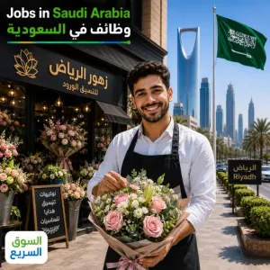 مطلوب موظف بائع ورود بالإضافة إلى تنسيق أزهار للعمل في محلات ورود وأزهار في شقراء-الرياض في السعودية وبراتب ممتاز