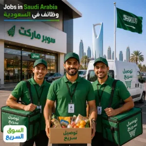 مطلوب عمال توصيل للعمل في سوبر ماركت كبير في الرياض وبرواتب ممتازة