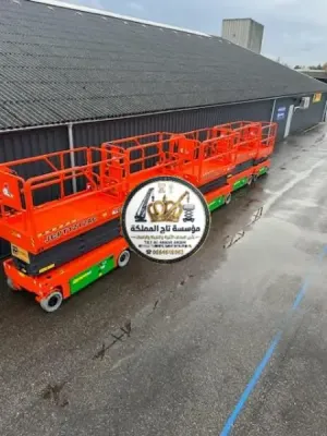 رافعات مقصية للإيجار جدة 8 متر 10 متر 12 متر 14 متر 16 متر | Scissor Lift Services Jeddah — أبحر، بحرة ⭐