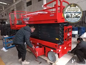 رافعات مقصية للإيجار الدمام 8 متر 10 متر 12 متر 14 متر 16 متر | Scissor Lift Services Dammam — صفوى، عنك ⭐