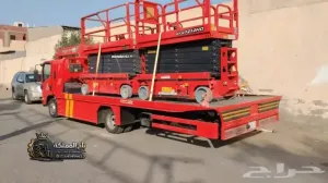 منصات سيزر لفت للإيجار جدة 8 متر 10 متر 12 متر 14 متر 16 متر | Scissor Lift Rental Jeddah — رابغ، بحرة 🏗️